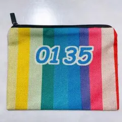 新品✨ストライプデザイン ポーチ 0135