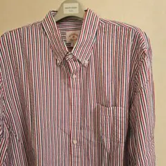 Brooks Brothers Red Fleece ストライプシャツ XL