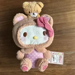 ハローキティ タイニーチャム　いちご新聞　コラボレーション　ぬいぐるみ