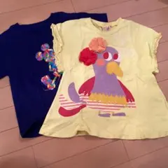 120、110サイズ　Bit`Z 半袖　Tシャツ　ユニクロ　ワンピース