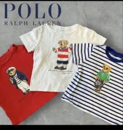 POLO RALPHLAUREN ベアTシャツ 3枚80-85cm