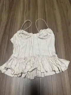 BROCK COLLECTION x H&M ビスチェ ベージュ