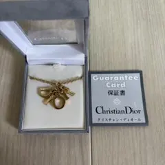 クリスチャンディオール Dior CDロゴ　チャーム　ネックレス