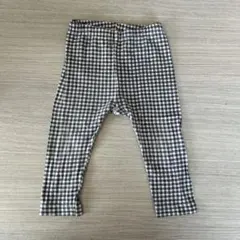 ベビー　レギンス　長ズボン　80 ユニクロ　チェック　男の子　女の子