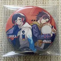 CrazyRaccoon CR CRチップス 缶バッジ うるか きなこ