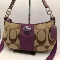 COACH コーチ シグネチャー ワンショルダー 2way ハーフムーン y2k COACH コーチ シグネチャー ワンショルダー 2way ハーフムーン y2k
