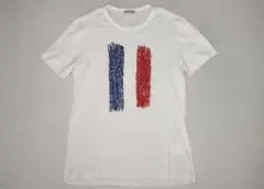 MONCLER モンクレール エンボスロゴ トリコロールライン Tシャツ S