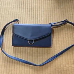PB0110 レザー ショルダーバッグ ダークグレー - メルカリ