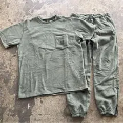 ヨ*ー様 NEEDLES フリース　セットアップ　モスグリーン　M