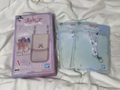 プリキュア 一番くじ A賞 G賞 ビジュアルホルダー ストラップセット