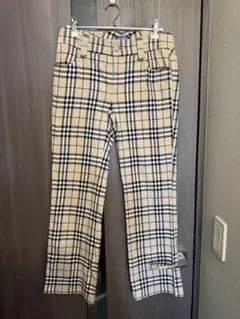 正規　Burberry ブルーレーベル　バーバリー ノバチェック パンツ 38