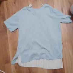 レイヤード 半袖カットソー