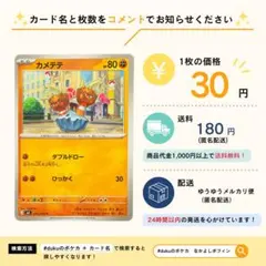 【在庫20】カメテテ　ダブルドロー　041/080
