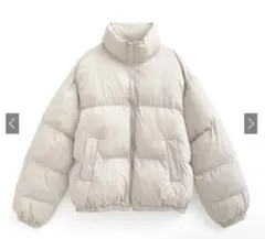 GRL スタンドカラーショート丈ダウンジャケット