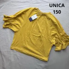 新品　UNICA フレアスリーブ Tシャツ 150センチのサムネイル