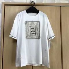 missel パリ風イラスト 半袖Tシャツ ホワイトのサムネイル