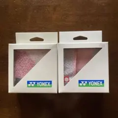 YONEX タオルハンカチセット モーブピンク・ピーチのサムネイル