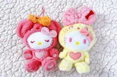 【平成レトロ】　サンリオ　ハローキティ　マスコット　2点