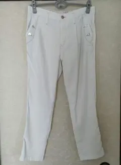 【SALE】レディース　Mrs. Jeana.GOLD ホワイトパンツ Lサイズ