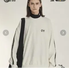 ホワイト ハイネック トレーナー OY 新品未使用 本日限定値下げのサムネイル