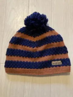 極美品　mont-bell ポンポン付きニット帽 S/M