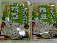 丸美屋 混ぜ込みわかめ 枝豆 2袋セットのサムネイル