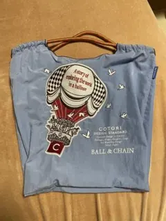 Ball & Chain エコバッグ 気球デザイン　Mサイズ