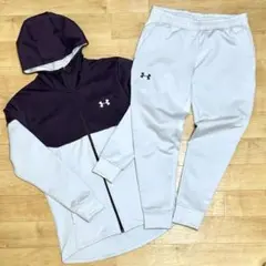 【新品】アンダーアーマー 上下スウェット L 裏起毛 セットアップ パーカー