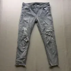 ZARA BASIC Z1975 切りっぱなし ダメージジーンズ