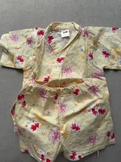 花柄 金魚　甚平　90cm