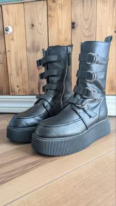 Cordova コルドバ バックルプラットフォームブーツ