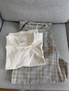 無印良品　二重ガーゼ　半袖ルームウェアセット