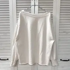 美品【Kastane】オフショルピグメントスウェット　Fサイズ　春服