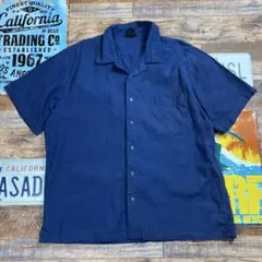 ボ*ー様 オールドギャップ　00s リネン　開襟シャツ　オープンカラーシャツ　G