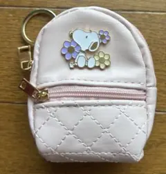 PEANUTS スヌーピー 小型ポーチ ピンク