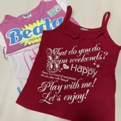 K.L.C. キッズ タンクトップ Tシャツ2枚セットのサムネイル