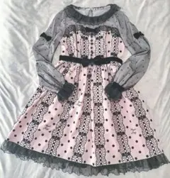 Actress Lace ワンピースピンクのサムネイル