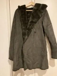 URBAN RESARCH ROSSO ロングコート　リバーシブル　モスグリーン