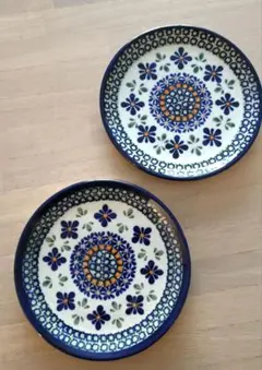 ⭐︎激レア！新品未使用⭐︎ポーランド食器　犬猫　大皿 2枚セット ⭐︎激レア！新品未使用⭐︎ポーランド食器 犬猫 大皿 2枚セット