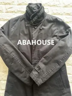ABAHOUSEステンカラーコート サイズ2 ブラック