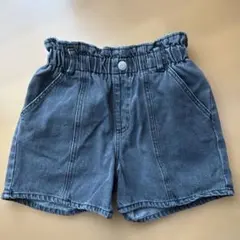 GLOBAL WORK ブラックデニムショートパンツ 130cm
