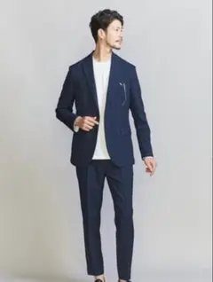 BEAUTY&YOUTH セットアップ/背抜きジャケット＆イージーパンツ M