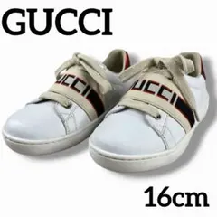 美品 GUCCI グッチ スニーカー チルドレン テクニカル ベビー ロゴ 16のサムネイル