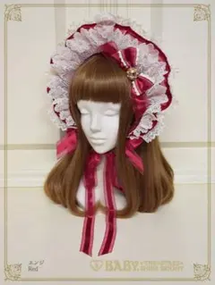 BABY 新品 タグ付き スピンドールハーフボンネット サックス ラストお