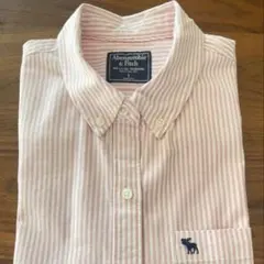 Abercrombie & Fitch 長袖シャツ ピンク ストライプのサムネイル