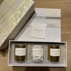 新品、未使用品　DIOR ディオール限定キャンドルコレクション　3個セット