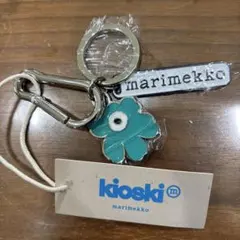 marimekko マリメッコ キーホルダー 花柄 グリーン (^o^)