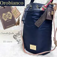 新品レア オロビアンコ イタリア製 レディースバケツトート2way 定価4.7万