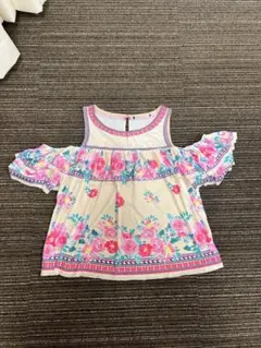 FOREVER21 オフショルダー花柄トップス　サイズM