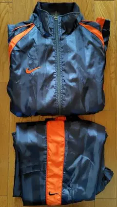 Lサイズ ナイキ NIKE ナイロンセットアップ 上下セット 古着 USED